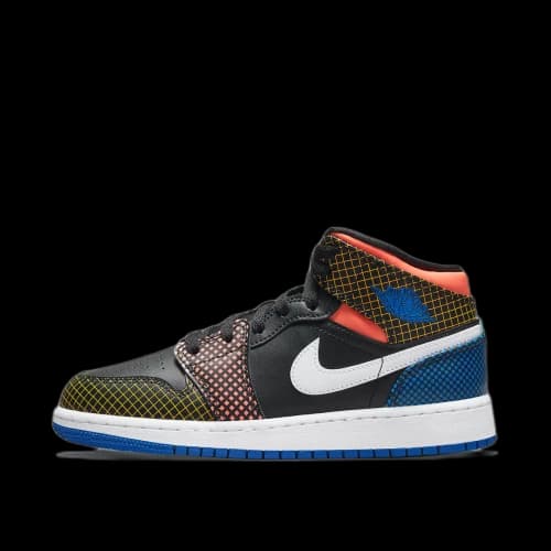 Jordan 1 Mid MMD Multi-Color Grid (GS)