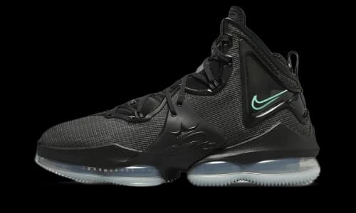Nike LeBron 19 Black Aqua