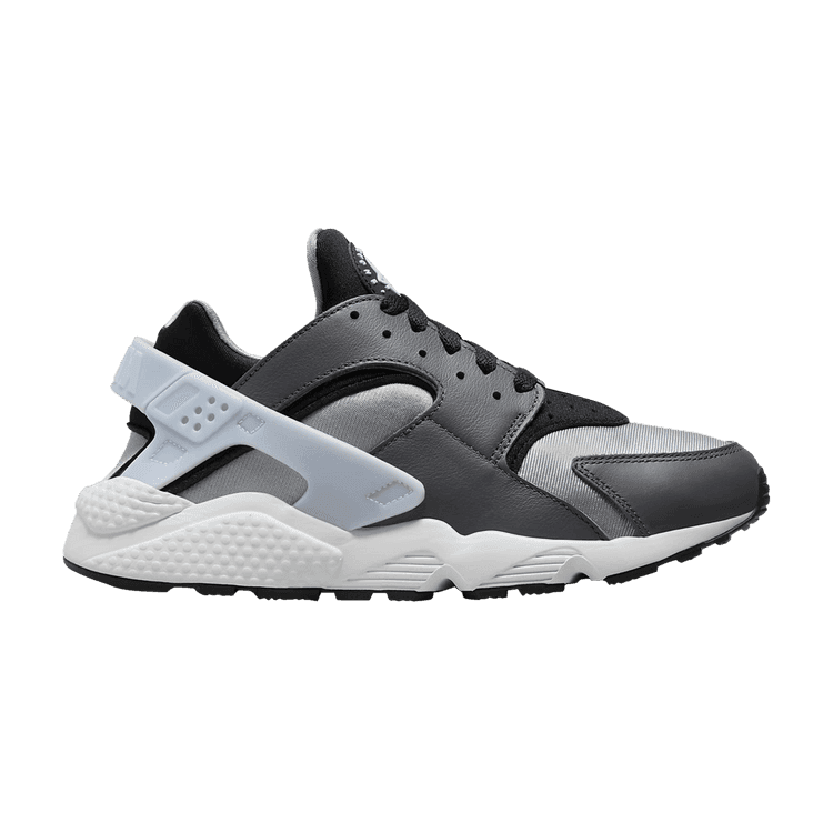 Nike Air Huarache Swoosh! Black Light Smoke Grey