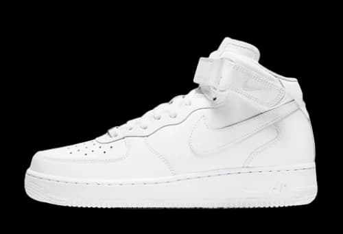 Nike Air Force 1 Mid Triple White (Women's)