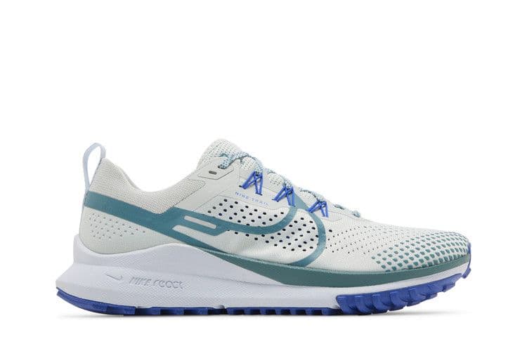 Nike React Pegasus Trail 4 Light Silver Racer Blue Football Grey Mineral Teal