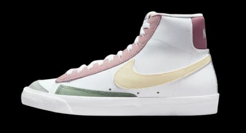 Nike Blazer Mid 77 White Pink Green Yellow (Women's)