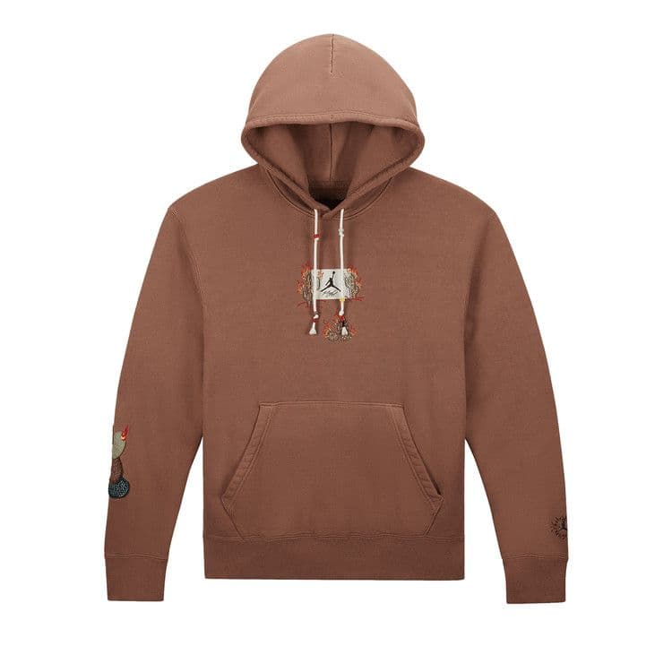 Travis Scott x Jordan Flight Graphic Hoodie Archaeo Brown
