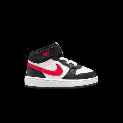 Nike Court Borough Mid 2 White Black University Red (TD)
