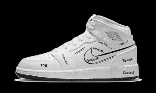 Jordan 1 Mid Schematic (GS)