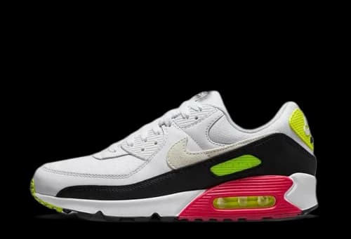 Nike Air Max 90 White Volt Rush Pink