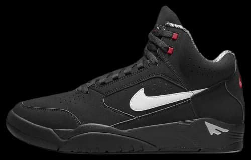 Nike Air Flight Lite II Mid Black White Varsity Red