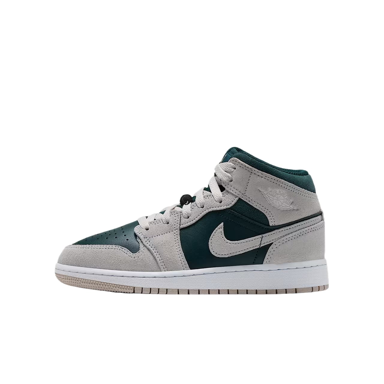 Air Jordan 1 Mid GS 'Light Orewood Brown Midnight Spruce'