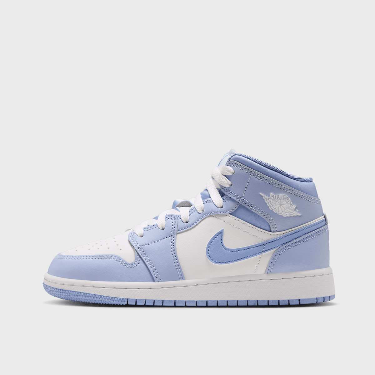 (GS) Air Jordan 1 Mid 'Hydrogen Blue'