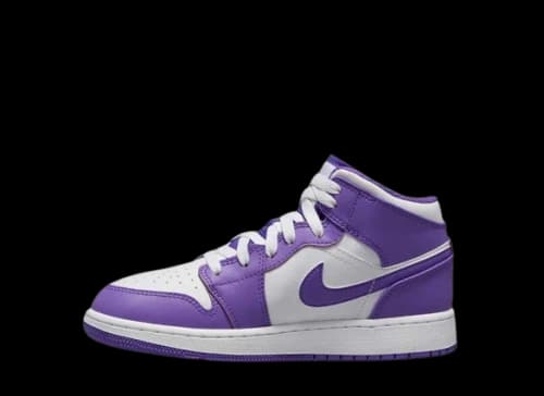 Jordan 1 Mid Purple Venom (GS)
