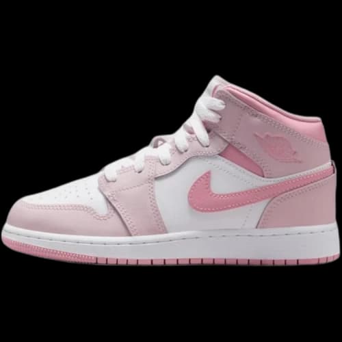 Jordan 1 Mid Pearl Pink White (GS)