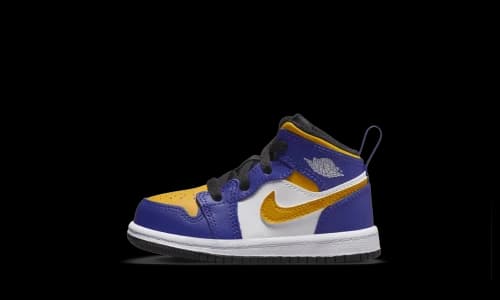 Jordan 1 Mid Lakers (2022) (TD)