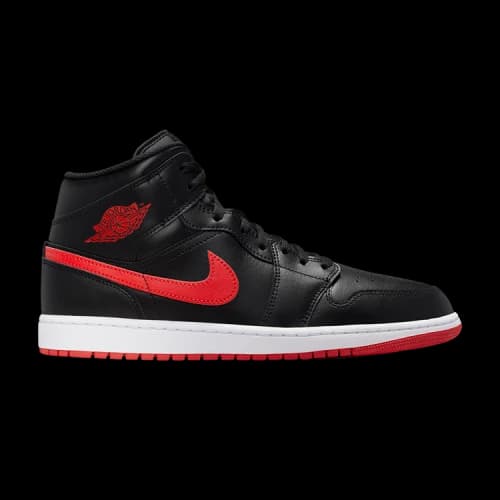 Air Jordan 1 Mid 'Black University Red' (2026)