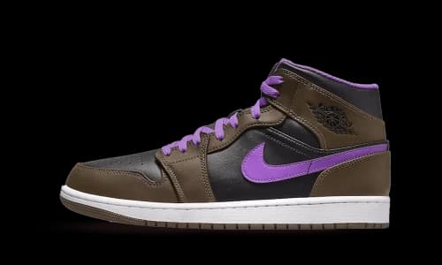 Jordan 1 Mid Purple Mocha