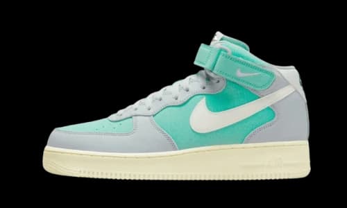 Nike Air Force 1 Mid '07 LX Grey Fog Enamel Green