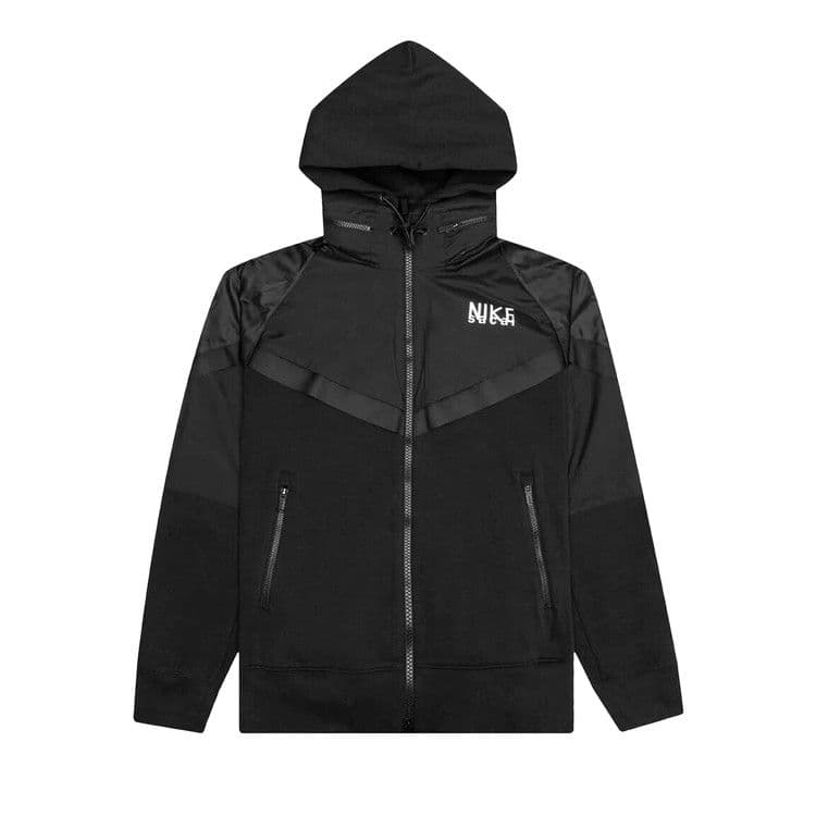Nike x Sacai Full Zip Hoodie Black