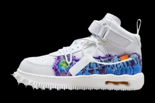 Nike Air Force 1 Mid Off-White Graffiti White