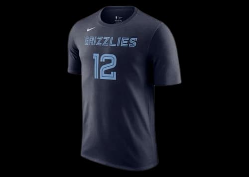 Nike NBA Memphis Grizzlies Ja Morant T-shirt Dark Blue/Light Blue
