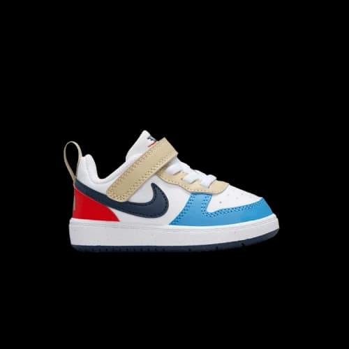 Nike Court Borough Low Recraft White Thunder Blue Light Crimson (TD)