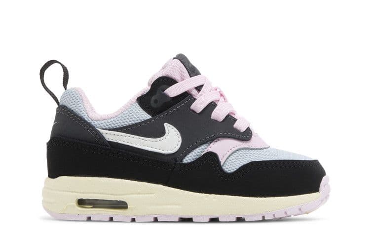 Nike Air Max 1 EasyOn Black Anthracite Pink Foam Summit White (TD)