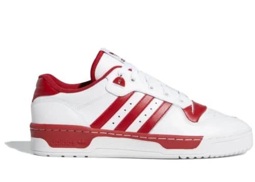 adidas Rivalry Low Cloud White Active Maroon