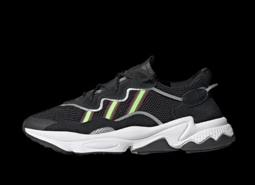 adidas Ozweego Core Black Solar Green