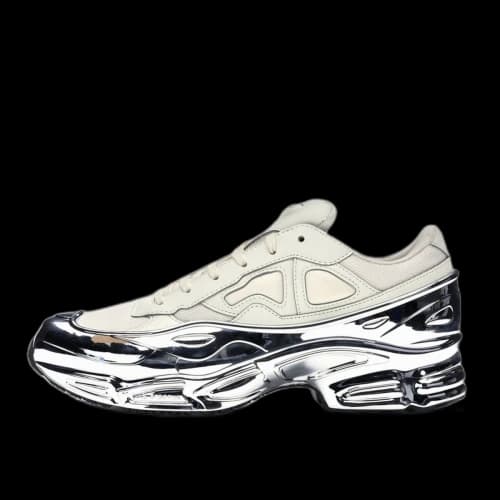 adidas Ozweego Raf Simons Cream White Silver Metallic