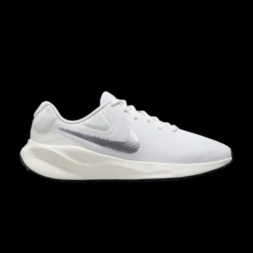 Nike Revolution 7 White Sail Black Metallic Silver (Women's)