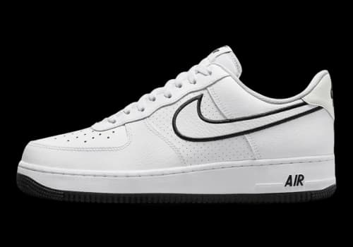 Nike Air Force 1 Low '07 Embroidered Swoosh White Black