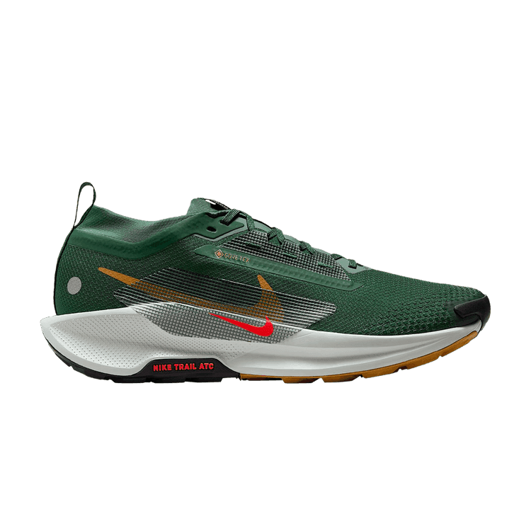 Nike React Pegasus Trail 5 Gore-Tex Fir Clay Green Desert Ochre Bright Crimson