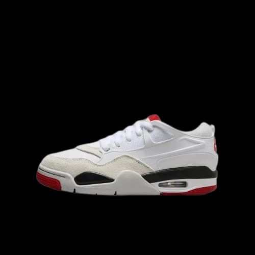 Jordan 4 RM White Black Neutral Grey Varsity Red (GS)
