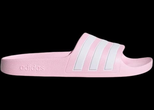 adidas Adilette Aqua Slides Clear Pink Cloud White (GS)