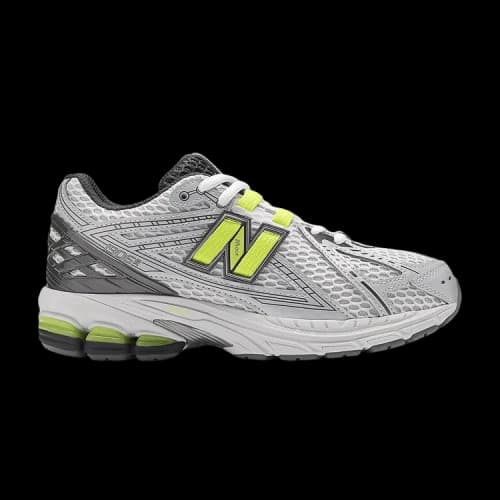 New Balance 1906 Big Kid 'White Metallic Silver Lime'