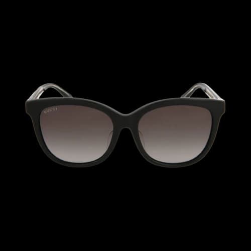 Gucci Square-Frame Acetate Sunglasses Shiny Black (GG0082SK-30001053-001)