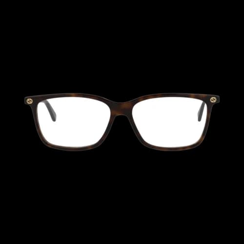 Gucci Square-Frame Acetate Optical Frames Havana Havana Transparent (GG0094O-30001512-002)