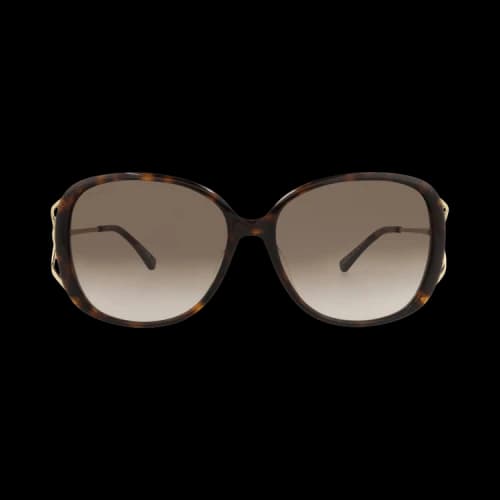 Gucci Round-Frame Acetate Sunglasses Havana Gold Brown (GG0649SK-30008637-003)