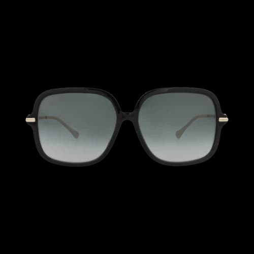 Gucci Square-Frame Acetate Sunglasses Black Gold Grey (GG0884SA-30010333-001)