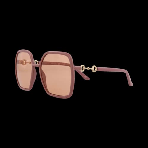 Gucci Square-Frame Injection Sunglasses Pink Orange (GG0890S-30010368-003)
