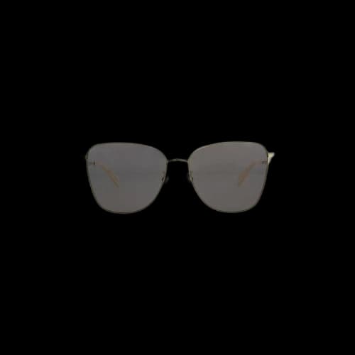 Gucci Square-Frame Metal Sunglasses Gold Gold Grey (GG0970S-30011121-001)