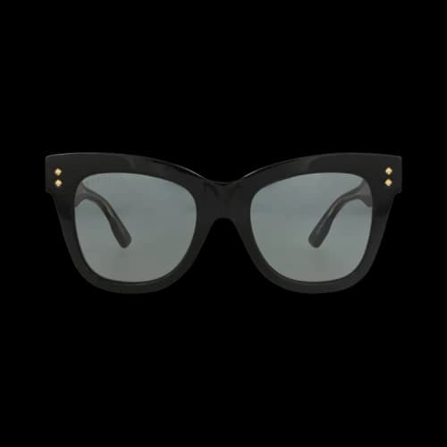 Gucci Cat Eye-Frame Recycled Acetate Sunglasses Black Black Grey (GG1082S-30012877-001)