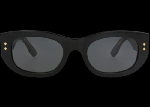 Gucci Square-Frame Recycled Acetate Sunglasses Black Black Grey (GG1215S-30013473-002)