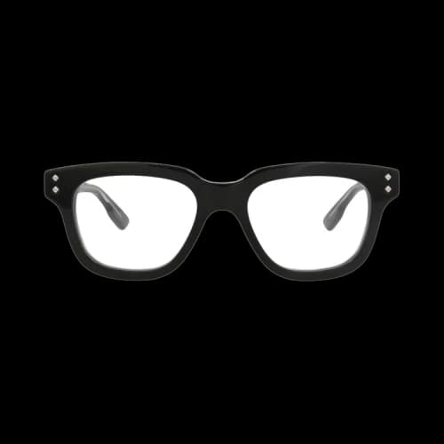 Gucci Square-Frame Acetate Optical Frames Black Black Transparent (GG1219O-30013476-001)