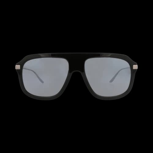 Gucci Aviator-Frame Recycled Acetate Sunglasses BLACK RUTHENIUM SILVER (GG1309S-30013896-001)