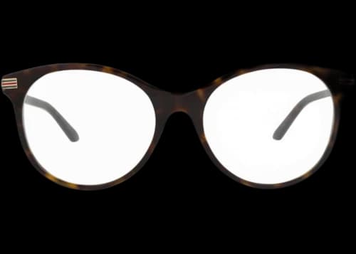 Gucci Round-Frame Recycled Acetate Optical Frames Havana Havana Transparent (GG1450O-30014450-002)