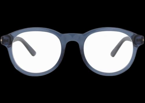 Gucci Round-Frame Recycled Acetate Optical Frames Blue Blue Transparent (GG1503O-30014784-003)