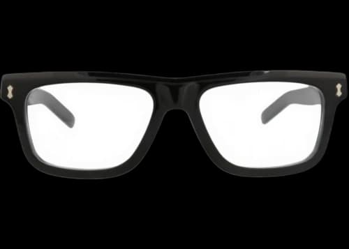 Gucci Square-Frame Recycled Acetate Optical Frames Black Black Transparent (GG1525O-30014805-001)