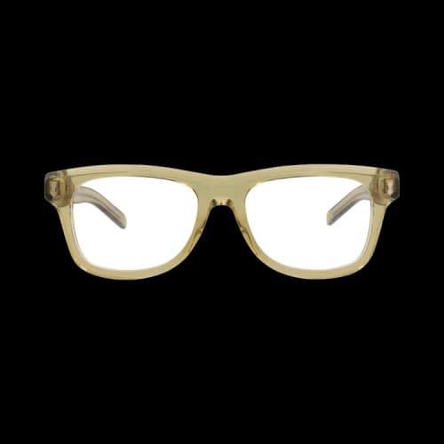 Gucci Square-Frame Recycled Acetate Optical Frames Yellow Yellow Transparent (GG1526O-30014806-004)
