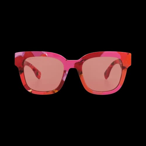Gucci Square-Frame Recycled Acetate Sunglasses Red Red Orange (GG1624S-30014952-001)