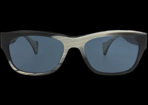 Gucci Square-Frame Recycled Acetate Sunglasses Black Black Blue (GG1706S-30015495-004)