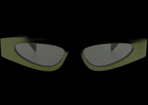 Gucci Cat Eye-Frame Recycled Acetate Sunglasses Green Green Grey (GG1779S-30015942-007)